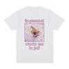 The Government Wants Me in Jail Funnt Cat Meme T Shirts Mens Women Fashion Harajuku Tshirt Cotton Casual Short Sleeve Tshirts