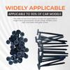 20/50/100Pcs Nylon Universals Cable Tie Buckle Cable Ties Enduring Locking Zip Tie Straps For Mudguard Plate Trunk