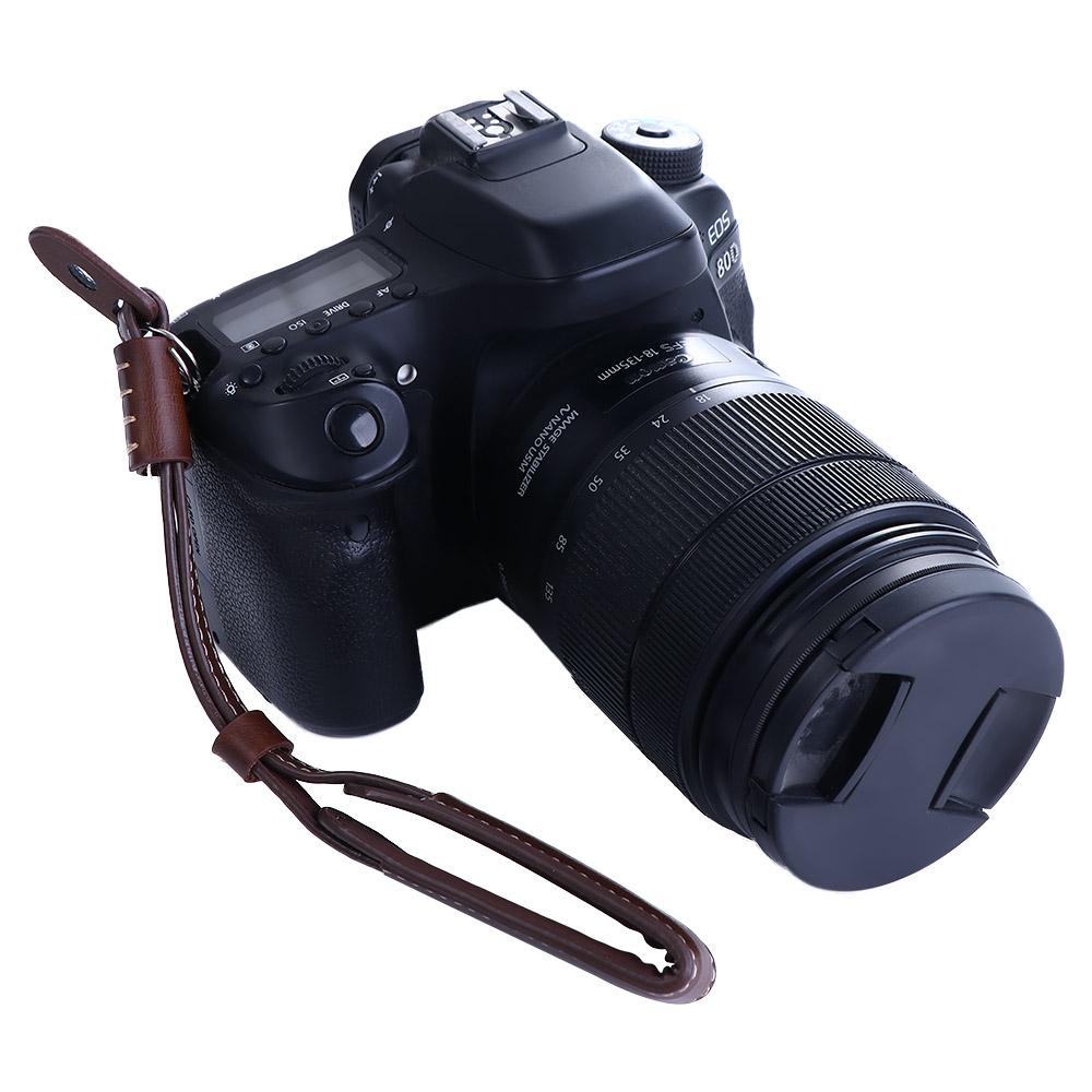 Durable Camera Equipment PU Leather Hand Rope Lanyard Wrist Hand Hand Strap Camera Strap Strap Grip