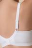 Soft Women's Bra Without Wires and with Smooth Cups in White Soft Women's Bra Without Wires and with Smooth Cups in White