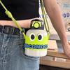 BEANBEANLOVE Детская портативная бутылка для воды с соломинкой с мультяшным рисунком