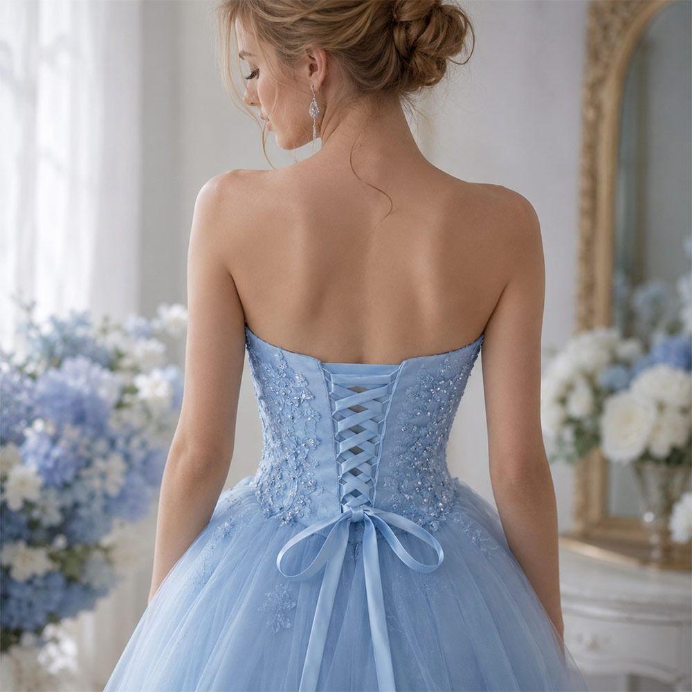 Ultra-Thin Gown Corset Tie Satin Lace-Up Ribbon Tie Bandage Rope Strap For Bridal Evening Party