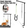Стол для груминга собак, железный кронштейн, стойка для груминга питомцев с зажимом, регулируемая по высоте, фиксированная стойка для красоты собак для стрижки когтей и стрижки шерсти