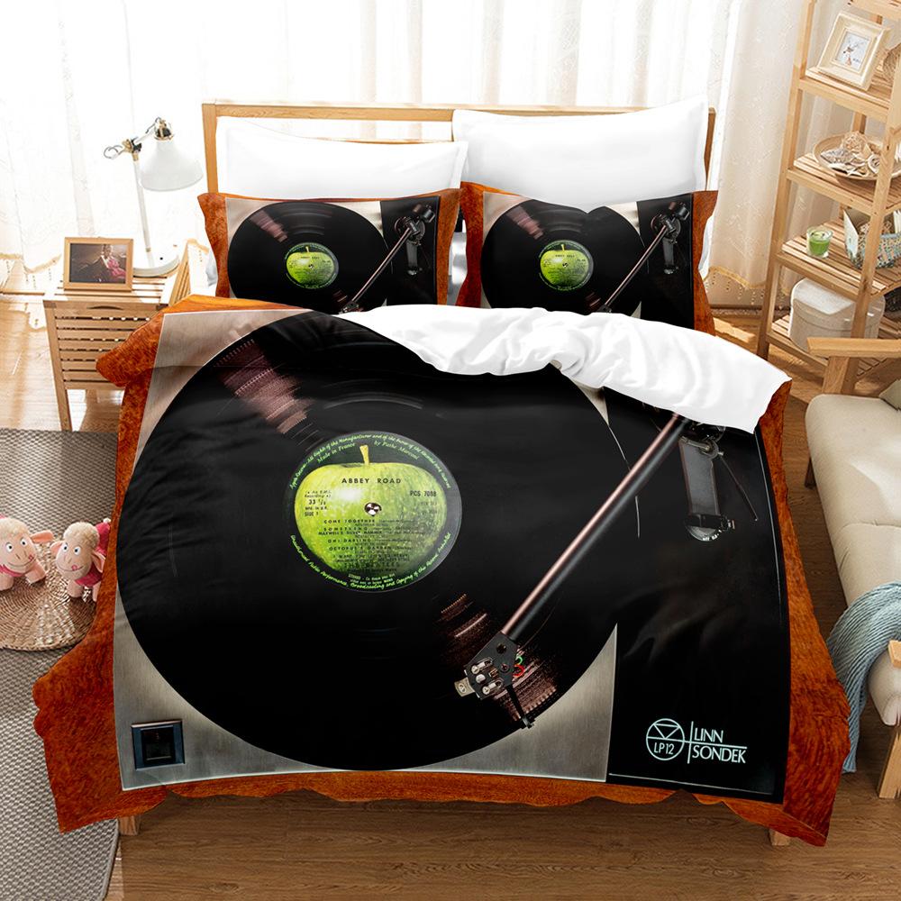 Модная технология печати, 3D цифровая печать, постельное белье, пододеяльники, наволочки, комплекты из трех предметов