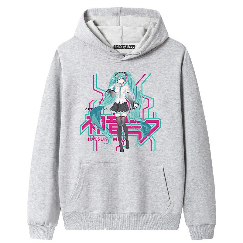 Hatsune Miku Hatsune Miku Mar Ainime Amazon Свитер с капюшоном для пары