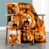 Lion Pride Customize Your Name Blanket Gift Customizable Blanket Soft & Cozy Versatile for Office Nap Living Room Chair Four Seasons Universal