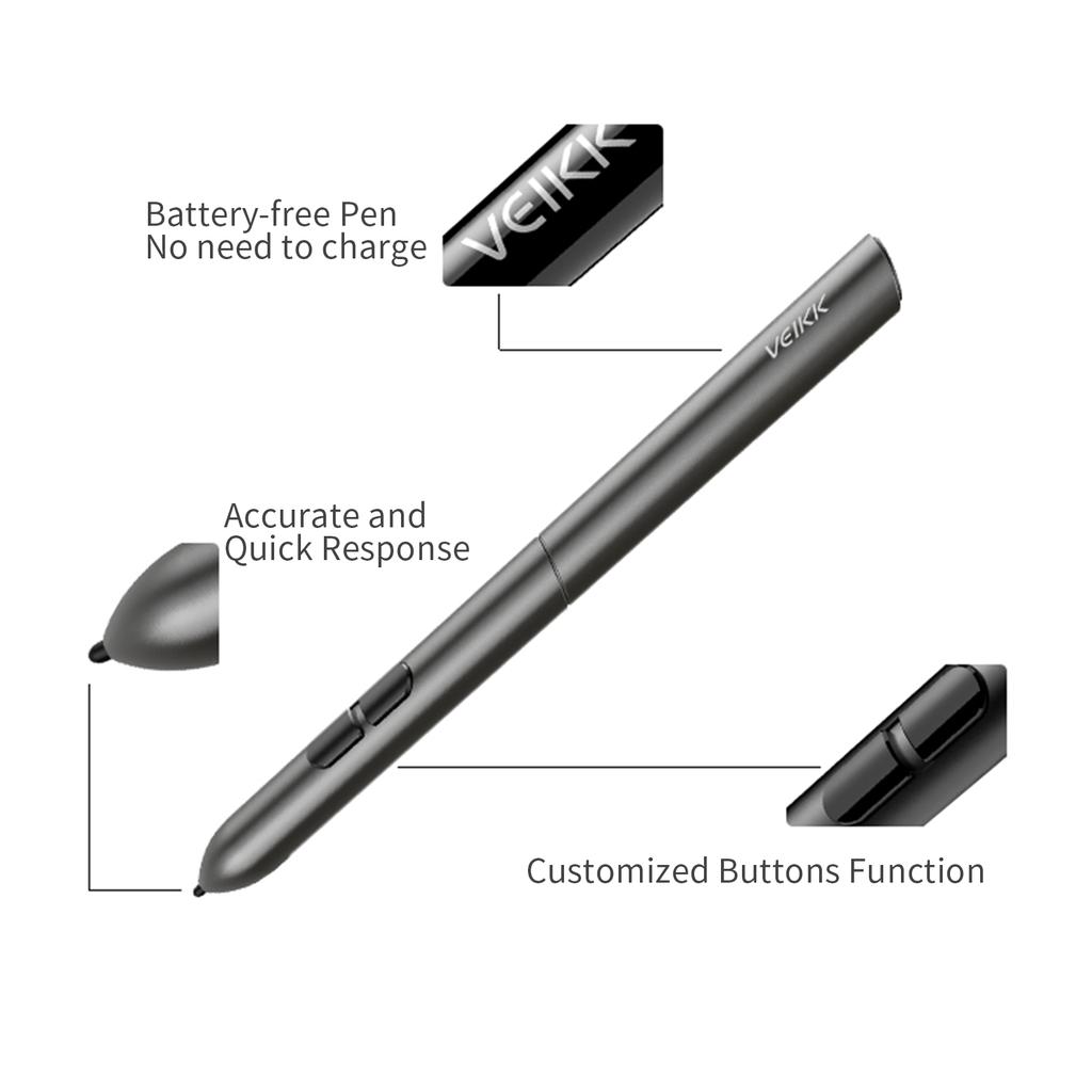 VEIKK A30 Graphics Drawing Tablet 10 X 6 Inch Large Active Area Smart Gesture Touch-Control 8192