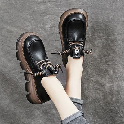 Готические массивные женские кожаные туфли на среднем каблуке, платформа, танкетки, кроссовки, женские туфли Мэри Джейн, милые панк-мокасины, женские туфли Лолита