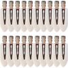 20Pcs No Bend Hair Clips, Creaseless Hair Styling Clips, No Trace Hair Clamps for Bangs, Women's Makeup & Salon Tools