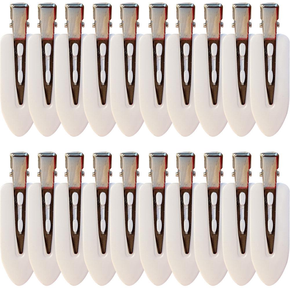 20Pcs No Bend Hair Clips, Creaseless Hair Styling Clips, No Trace Hair Clamps for Bangs, Women's Makeup & Salon Tools