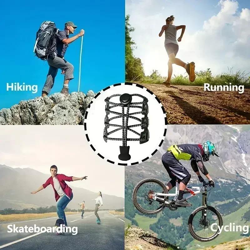 1 комплект Эластичные шнурки Эластичные Противоскользящие Без завязывания Ленивые шнурки Эластичный фиксатор Круглый фиксатор Быстрые шнурки для ходьбы Аксессуары для обуви