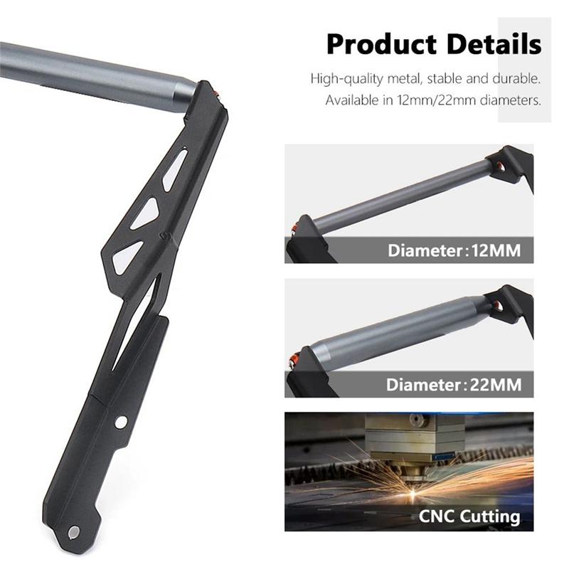Authentic Motorcycle Parts Phone Holder Support GPS Navigation Bracket 22Mm For CFMOTO 800 MT 800Mt 800MT