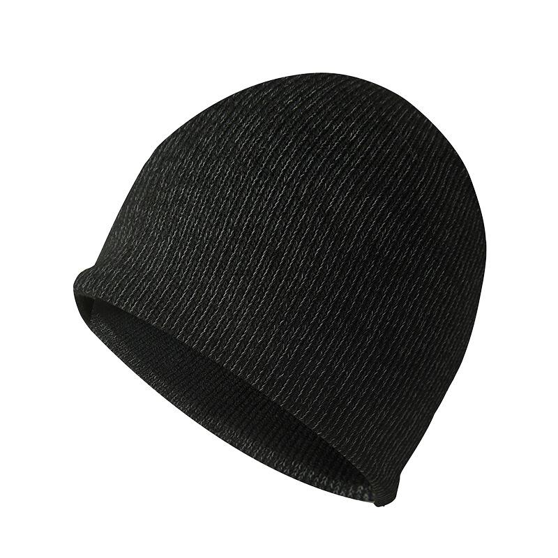 Светоотражающая вязаная шапка высокой видимости для мужчин и женщин, спортивная шапка для велоспорта и катания на лыжах, шапка для холодной погоды, теплая шерстяная шапка-бини