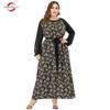Women Dress Spring Woman Long Dresses Casual Print Maxi Dress Long Sleeve Ladies Elegant Dress Plus Size