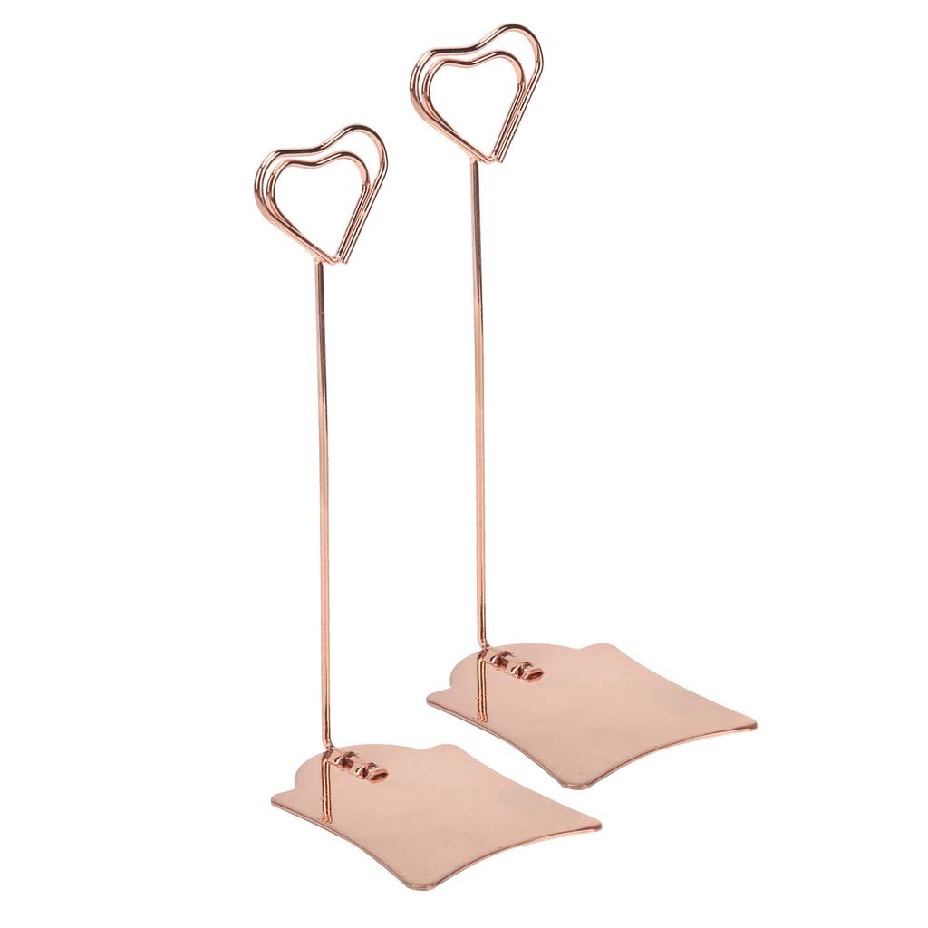 2Pcs Table Number Holder Multipurpose Name Card Clips for Wedding Party