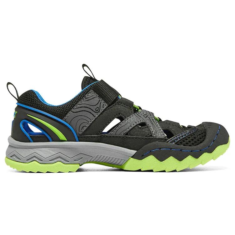 Skechers OUToddlerOOR MENS Synthetic Leather Kids Lifestyle Shoes Black Blue Kids' (Unisex) Kids' Casual Shoes 407031L BBLM