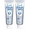 [.co.jp Exclusive] [Set of 2] Dent Health Brilliant More Double Natural Peppermint 90g X 2 Bottles