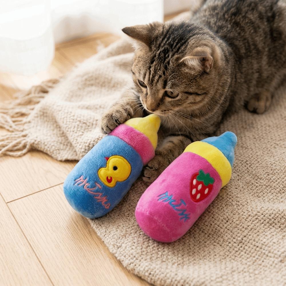 Plush Fabric Squeaky Dog Toy Soft Dog Chew Toy Pet Entertainment Plush Dog Toy Puppy Daily Play