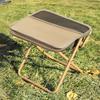 Мини складной табурет с сумкой для переноски, портативный, легкий, прочный, для кемпинга, пешего туризма, пляжа, пикника, рыбалки, складное сиденье стула