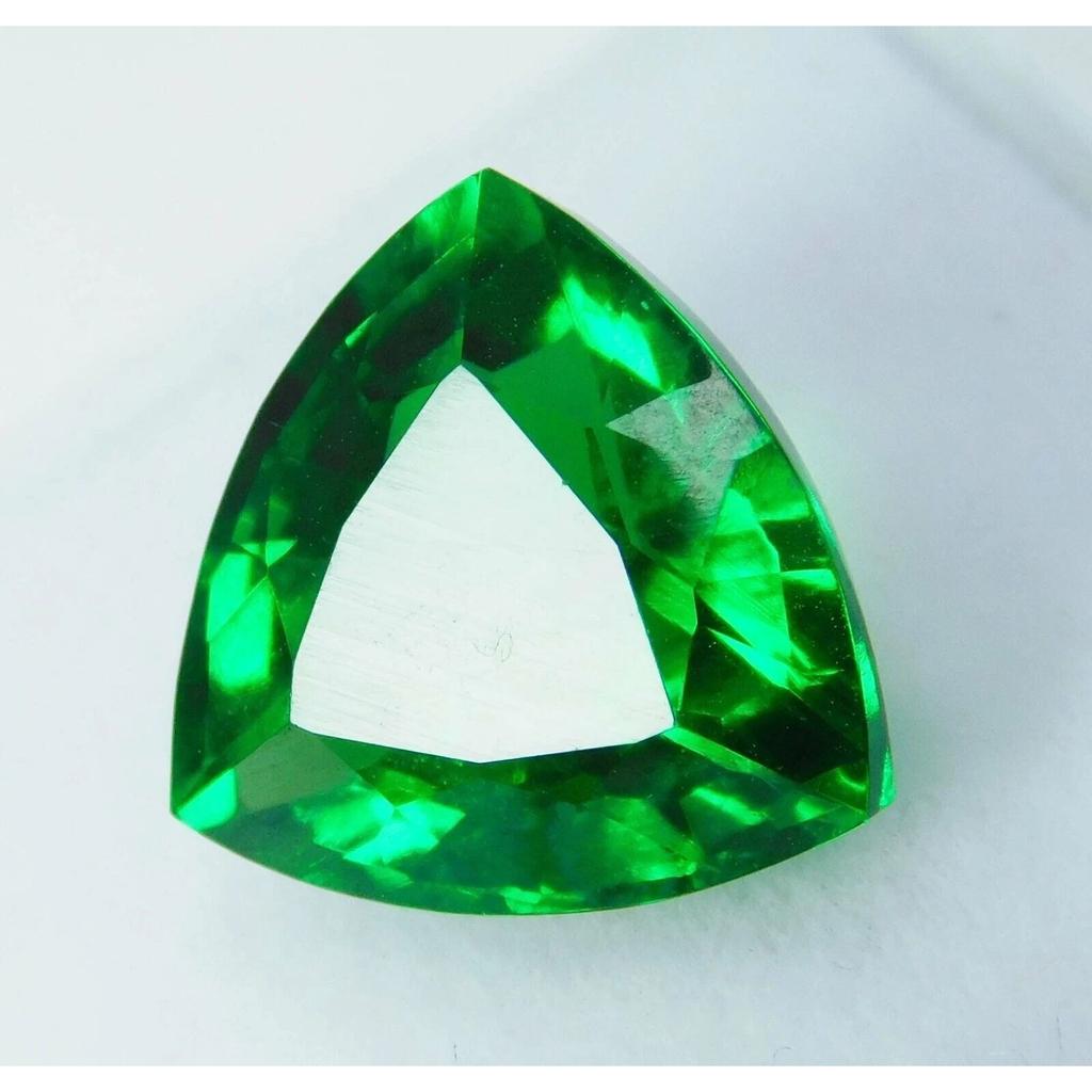 Trillion Cut Natural Green Tsavorite Garnet 10-12 Ct Stunning Gemstone