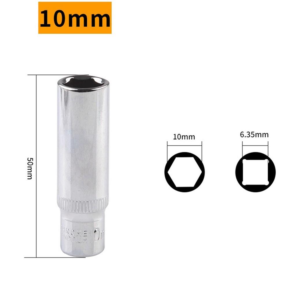 Longer Lifetime Socket Wrench 1/4inch Chromium-vanadium Steel