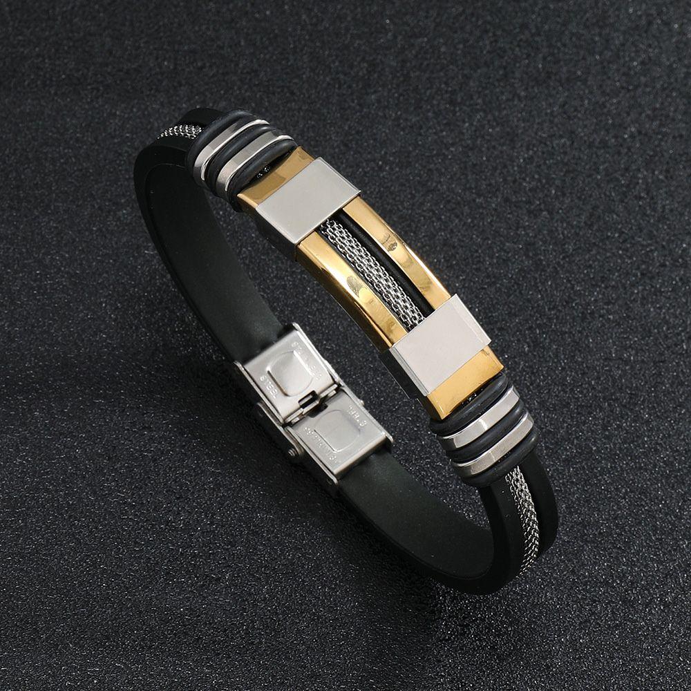 Шарм Женский Хип-Хоп Титановая Сталь Мужской Браслет Модная Бижутерия Браслет Корейский Стиль Наручный Браслет