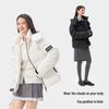 Qianrengang 2025 Women's Hooded Puffer Down Jacket