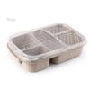Portable Dinnerware Compartmentalized Food Fruit Container Lunch Box Lunchbox Picnic Storage Boxs