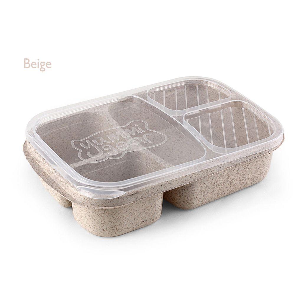 Portable Dinnerware Compartmentalized Food Fruit Container Lunch Box Lunchbox Picnic Storage Boxs
