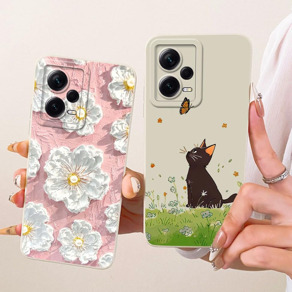 Casing For Redmi Note 12 Pro 5G Cover Fashion Cartoon Cute Funny Painted Silicone Case 22101316G 22101316C 22101316I 23013RK75C
