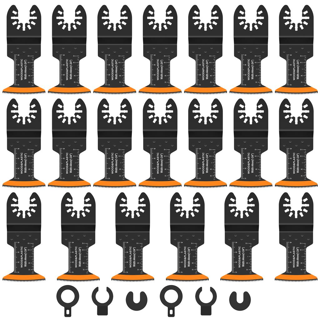 10/50Pcs Oscillating Saw Blades High Carbon Steel 44MM Arc Edge Multitool Blades Sharp Wear Resistant Oscillating Blades