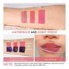 Серебряный тюбик Peel Off Tattoo Lipgloss Водостойкий жидкий матовый оттенок для губ RosePink Tear-off Lip Stain Non Stick Cup Quick Dry Makeup