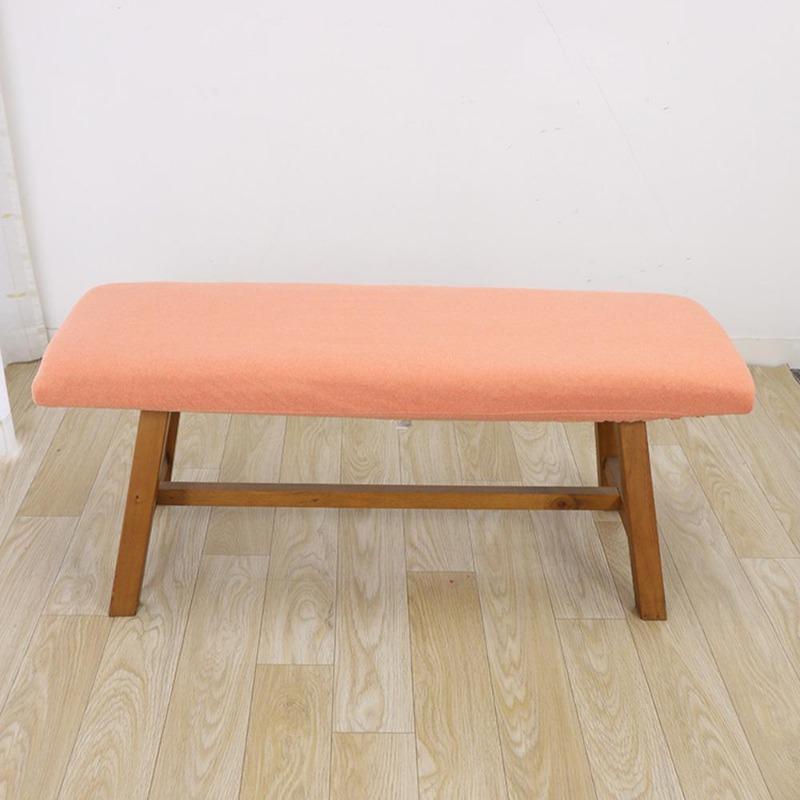 Чехол для табурета для ног, однотонный чехол для табурета, чехол для длинной скамьи, чехол для скамьи для фортепиано, чехол для стула, универсальный эластичный многоцветный чехол для сиденья