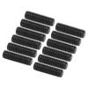 12 шт. Винты для бриджа электрогитары 3,1 мм Металлические Высокой твердости Устойчивые к ржавчине Аксессуары для гитары для обслуживания Черные