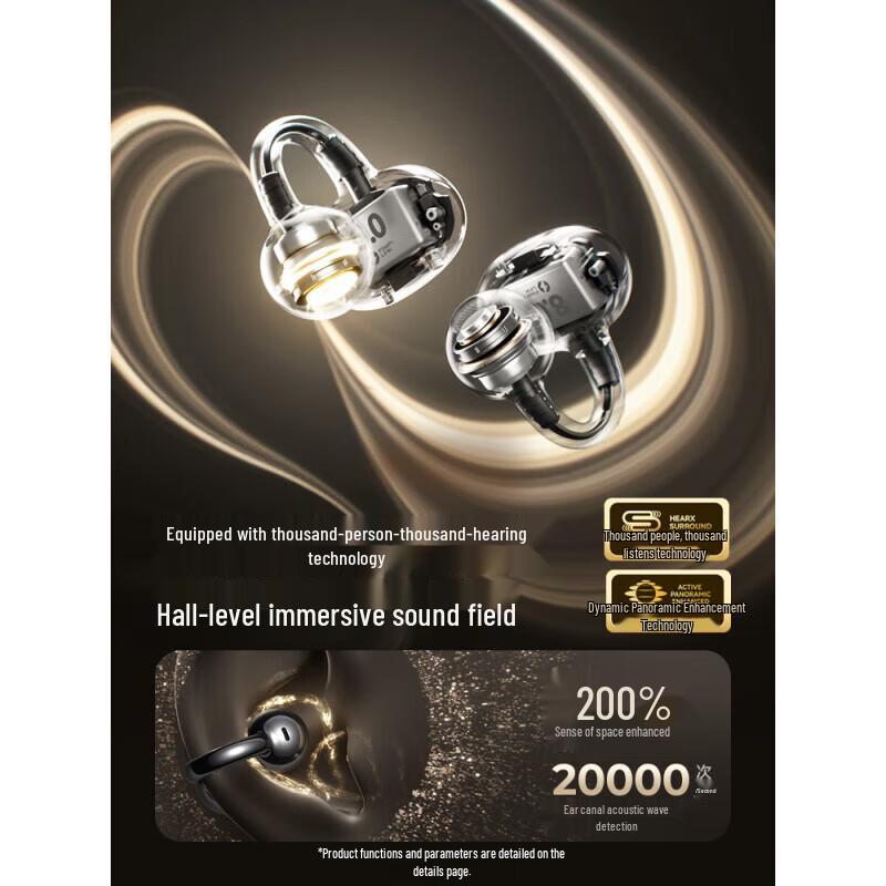 SANAG S8S Bluetooth Open-Ear Clip-On Headphones