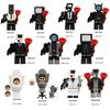 Skibidi Toilet Anime Cartoon Bricks Mnifigures Dolls Cameraman Speakerman TV Man Mini Action Block Toy Figures Building Blocks