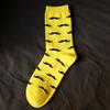 Men Socks Casual Pure Cotton Beard Pattern Tube Socks Men Fashion Solid Color Funny Happy Socks