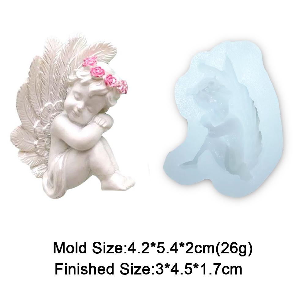 3 Style DIY Silicone Fondant Cake Cupid Little Angel Molds Cake Decoration Tools Chocolate Mold Mini Style Candy Clay Mould