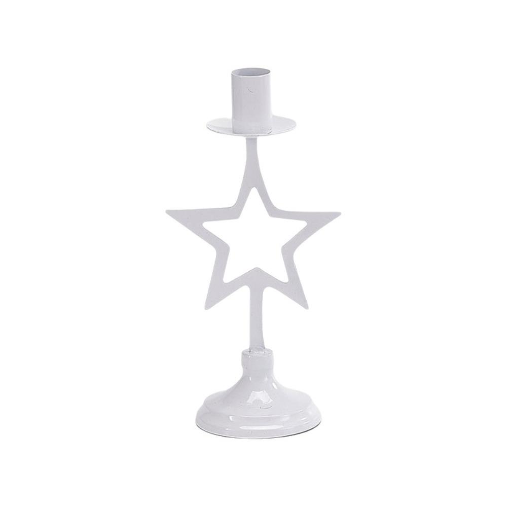 Vintage Stars Candle Holder Handicraft Hollow Candle Holders Modern Candle Stand Dining Table