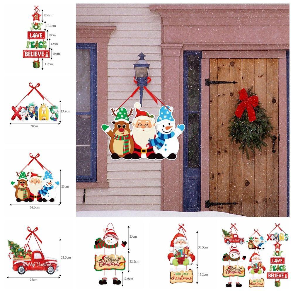 With Rope Christmas Door Hanger Oranments DIY Christmas Party Supplies  Party