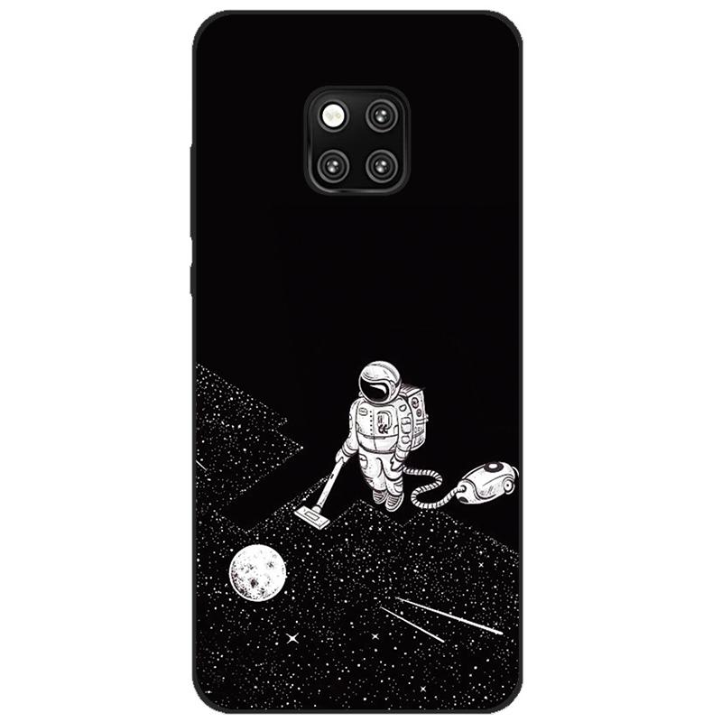 Case For Huawei Mate 20 pro case cover Silicone bumper on For Huawei Mate 20 pro Cover Coque Capa for mate20 flower