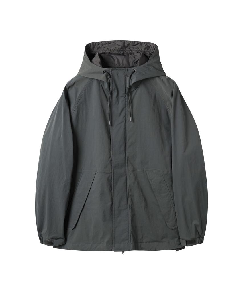 Customellow Khaki Hooded Jacket C9Uam25114Khx
