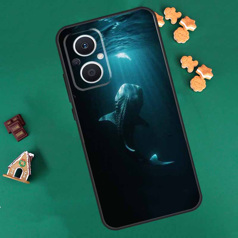 Милый Чехол с Океанским Китом и Рыбой для OPPO Reno 14 F 13 12 11 10 Pro 8T 8 7 Lite Чехол для OPPO Find X8 X6 X5 X9 Pro Coque