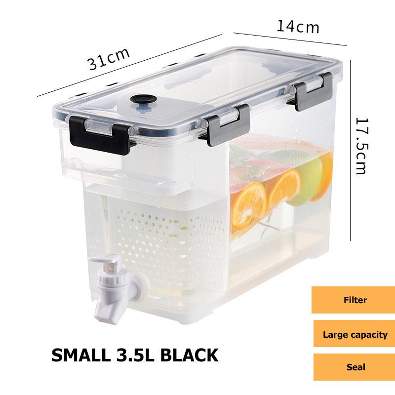 Пластиковый чайник, пищевой холодильник с краном, 3,5 л-6 л, ведро для холодной воды, ведро для холодного сока, большая емкость, ведро для холодной воды