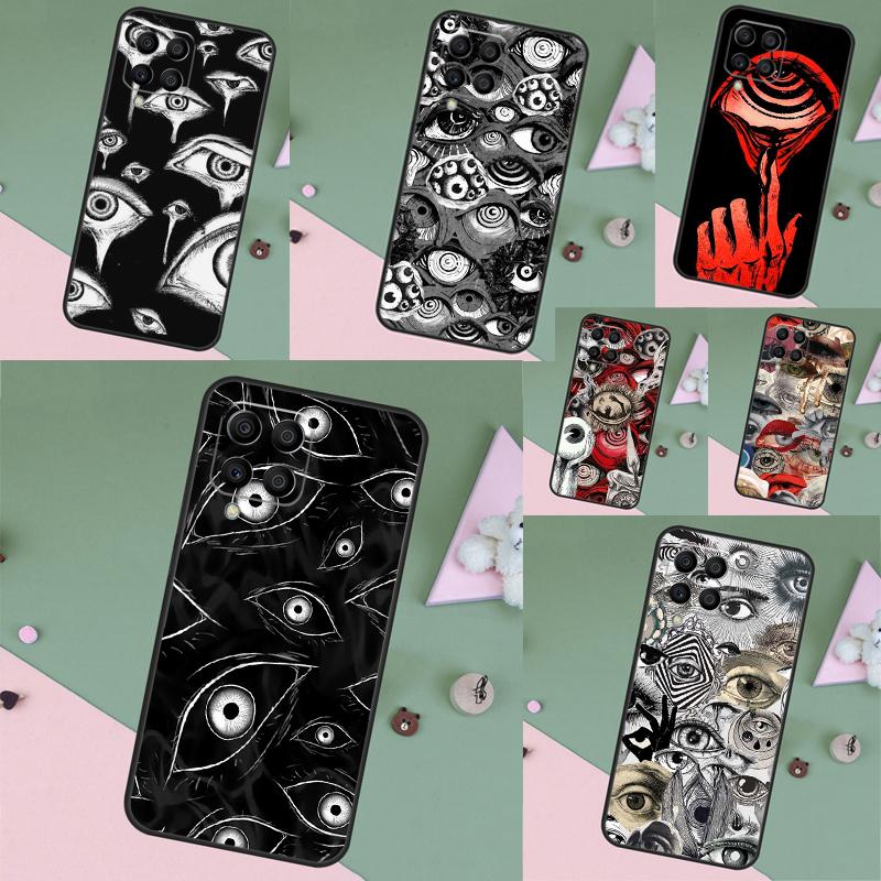 Чехол 'Страшное Лицо Глаза' для Samsung Galaxy M14 M34 M54 M56 M16 M36 M13 M15 M35 M55 M11 M31 M53 M51 M12 M32 M52
