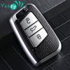 For VW Volkswagen Golf 7 MK7 Tiguan MK2 for Ateca Leon FR Ibiza Skoda Octavia Kodiaq TPU Leather Car Key Case Cover Shell