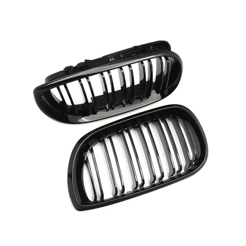 Car ABS Front Bumper Radiator Kidney Grilles Gril For BMW E46 3 Series 2002-2005 Car Accessories Styling Gloss Black