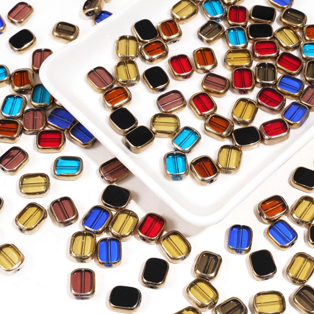 5-10 шт. Эллипс стеклянные бусины хрустальные разбросанные бусины для самостоятельного изготовления браслетов ожерелий ювелирных изделий