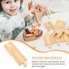 8 Pcs Train Track Accessories Wooden for Trains Toys Model Playset Tracks Railway Playthings DIY 3 Year Old