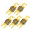 Hihaha Mini ANL Fuse 70A / Car Audio CD Fuse / Durable / 5 Pack Golden Tan